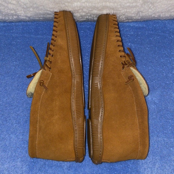 NWT PARRY Men’s Tan Moccasins.  Size 10 - Picture 4 of 7
